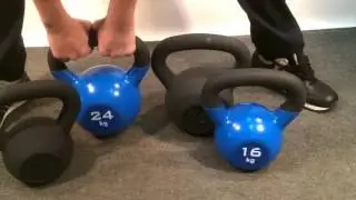 Гиря чугунная обрезиненная Sport Elit с широким хватом 12, 16, 24 кг