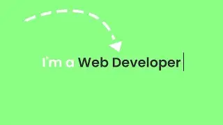 How to Make Typing Text Animation using HTML & CSS | Step by Step Tutorial