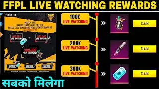 FREE FIRE PRO LEAGUE LIVE WATCHING REWARDS | FFPL GRAND FINAL REDEEM CODE REWARDS PRO LEAGUE REWARDS