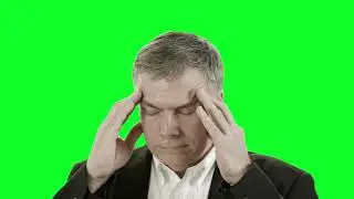 Green Screen Businessman With Headache By Creator Stockify