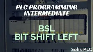 PLC Programming BSL Instruction - Bit Shift Left Register Ladder Logic RSLogix 500 Example