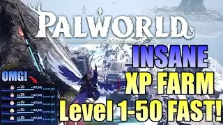 Palworld - INSANE XP GLITCH! How to Level Up Fast | Level 1-50 Max Level Fast (PATCHED FEB 27)
