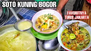 FAVORITNYA TURIS JAKARTA!! SOTO KUNING A ADAM DI BOGOR, LAUKNYA LENGKAP BANGET! 😋