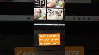 Without coding information website create using builder