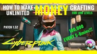 Cyberpunk 2077 PS4 PS5 PC Money Glitch: How To Millions Quick With Crafting!!!! Patch 1.52 May 2022