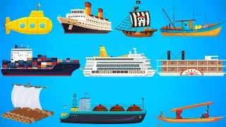 Types of Water Vehicles|Water Transportation|Marine Transportation| Water Vehicles name|Boats & Ship