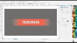 3 Cara Membuat Pinggir Objek Terlihat Transparan dengan CorelDRAW X4