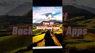 Trun Off Background Apps 😱💥🔥 