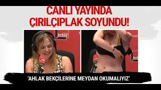 Canlı yayında bir anda çırılçıplak soyundu! İşte nedeni