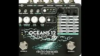 EHX Oceans 12 Dual Stereo Reverb