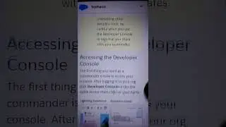 Get started with the developer console