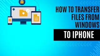 How to transfer files from Windows to iPhone (no bluetooth or cable required)