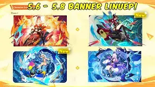 JUST IN! NEW & UPDATED BANNER LINEUP FOR 5.6-5.8, All Confirmed And Leaked Reruns- Genshin impact