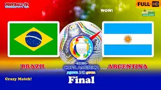 PES 2021 / Финал Копа Америка / Бразилия - Аргентина / Супер Игра