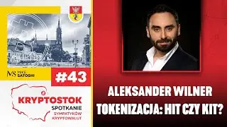 TOKENIZACJA: HIT CZY KIT? - ALEKSANDER WILNER - KRYPTOSTOK 43