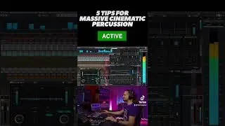 Mixing Massive cinematic percussion! 