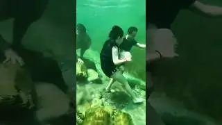 Ходят ПОД ВОДОЙ с камнем 😯