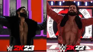 WWE 2K23 vs WWE 2K22 Graphics Comparison! Pt.3