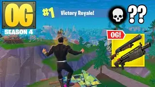 Fortnite OG Season 4 | High Kill Solo Win Gameplay (Double Pump)