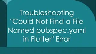 Troubleshooting 
