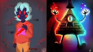 [Cement City Instrumental Vers] Error Chara Vs Bill Cipher [Emery] Stronger Than You - Mash Up