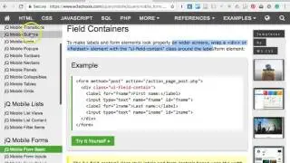 JQuery Mobile Form, Button and Icon Tutorial