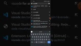 How To Use Vscode in Mobile or Android 
