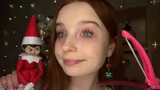 ASMR Santa’s Elf Clips Back Your Hair 🎄💆🏼‍♀️