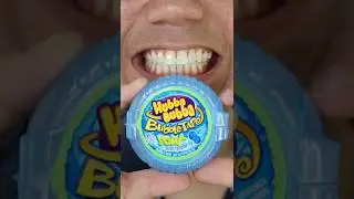 ASMR | I'm a major fan of Hubba Bubba Sour Blue Raspberry Gum Tape. 