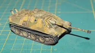 Покраска Ягдпантеры Звезда 1:100