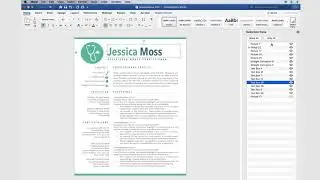 How to Insert a Resume Icon Picture Microsoft Word 365 - 2021 [Fast]