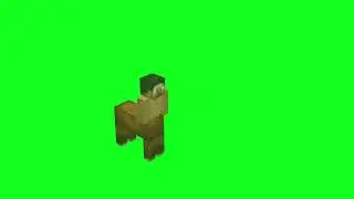 Minecraft Centaur green screen - Free 4k stock footage