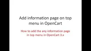 opencart
