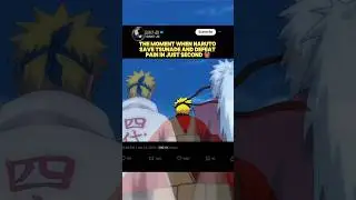 The Moment When Naruto Saves Tsunade And Defeat Pain