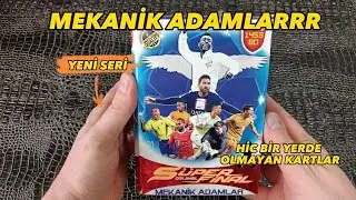 Futbol Kartları Açılışı ;  YENİ SERİ Süper Final Mekanik Adamlar 3'lü Futbol kartları PART 3