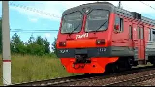 ЖД Микс №1.Поезда в Куровской и ее окрестностях.