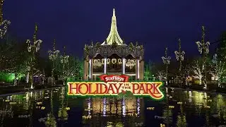 Holiday in the Park Lights | Six Flags Great America | 4K Cinematic