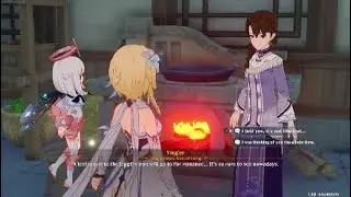 Genshin Impact - Three poignant flowers- give the silk flower essence to Ying'er (read description)