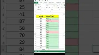 Mastering Pass/Fail Formulas in Excel: Simplify Your Data Analysis #excel