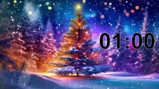 1 Minute Timer | Magical Christmas Music 🎄🎶