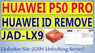 Huawei P50 Pro (JAD-LX9) Huawei id Remove By Sigma Plus