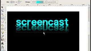 heathenX Inkscape Tutorials: episode 005 - Reflected text