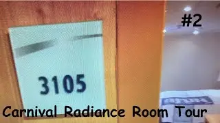 Carnival Radiance Inside Cabin Room 3105 (Room Tour)