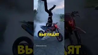 Байкеры vs Грузовики😱 