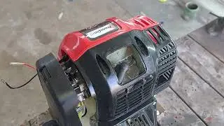 Обкатка четырехтактного  безродного  китайского мотора :))