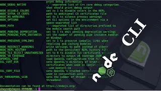 Node.js Command Line Interface | Commander.js - The complete solution for node.js CLI