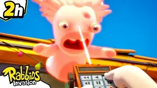 Control your Rabbid! 🕹️ | RABBIDS INVASION 🐰 | 2H Compilation | Cartoon for kids