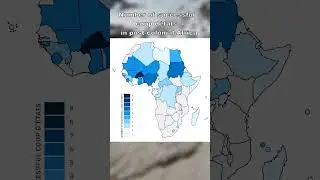 r/MapP*rn | Number of successful coup détats in post-colonial Africa