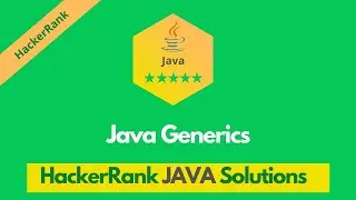 HackerRank Java Generics problem solution in Java | Java problems solutions | Programmingoneonone