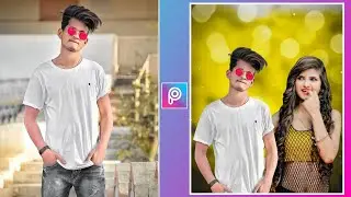 Girl Photo Editing/लड़की के साथ फोटो केसे बनाए/Top 5Trick And Tips /Design by yogesh creation